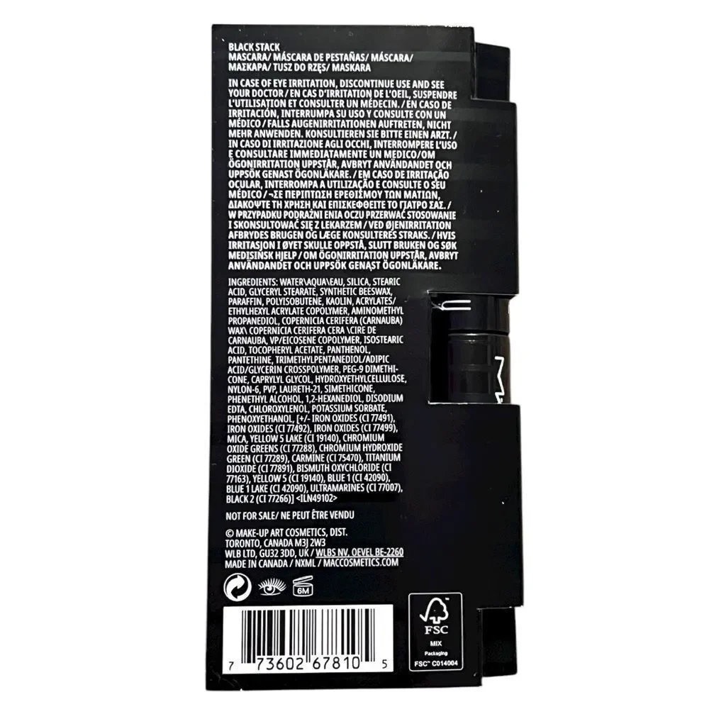 M.A.C. M.A.CStack Superstack Mega Brush Mascara 0.1 Fl. Oz. Pack Of 4